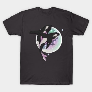 Galaxy Orcas T-Shirt